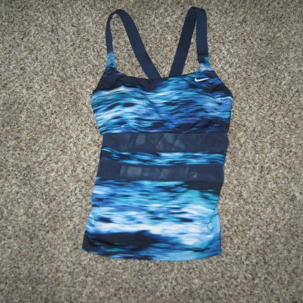 Nike Mesh Tankini Top NWT